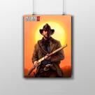 Placa Decorativa Red Dead Redemption - Arthur Morgan