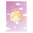 Placa Decorativa Santo Anjo Menina 30x40cm