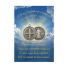 Placa Decorativa São Bento Oração Poderosa 15x21cm Ref 1198