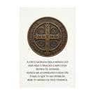 Placa Decorativa São Bento Oração Poderosa 15x21cm Ref 3538