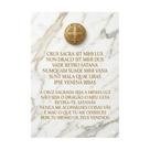 Placa Decorativa São Bento Oração Poderosa 50x70cm Ref 6655