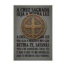 Placa Decorativa São Bento Oração Poderosa Católico 21x30cm
