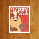 Placa Decorativa Séries - Televisão Happy Hanukkah 27X35