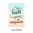 Placa Decorativa Seu Limite 20X30Cm
