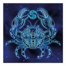 Placa Decorativa Signo Câncer 20x20cm
