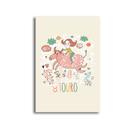 Placa Decorativa Signo Touro 30x40cm