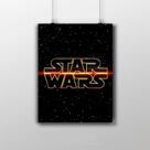 Placa Decorativa Star Wars - Logo Wallpaper Universo Placa Decorativa Star Wars - Logo Wallpaper Universo