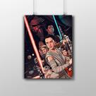 Placa Decorativa Star Wars Nova Trilogia Desenho Wallpaper Placa Decorativa Star Wars Nova Trilogia Desenho Wallpaper