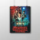 Placa Decorativa Stranger Things Série Poster Placa Decorativa Stranger Things Série Poster