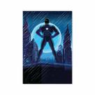 Placa Decorativa Super Heróis Geek Azul Estrela MDF 30x40cm Placa Decorativa Super Heróis Geek Azul Estrela MDF 30x40cm