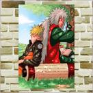 Placa decorativa tema Naruto - 15x20cm