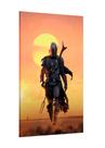 Placa decorativa - the mandalorian - o mandaloriano - star wars Placa decorativa - the mandalorian - o mandaloriano - star wars