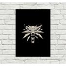 Placa Decorativa - The Witcher - 28x20 cm