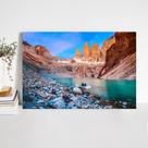 Placa Decorativa Viagem Chile Patagonia 1 30x40cm