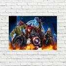 Placa Decorativa Vingadores Fases Personagens