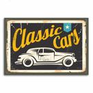 Placa Decorativa Vintage Carros Classic Cars 20x30cm Placa Decorativa Vintage Carros Classic Cars 20x30cm
