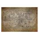Placa Decorativa Vintage Mapa Antigo 20x30cm