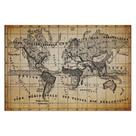 Placa Decorativa Vintage Mapa Antigo Meridional 30x40cm