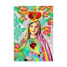 Placa Decorativa Virgem Maria Art 21x30cm