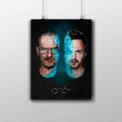 Placa Decorativa Walter White E Jesse Pinkman Química - Breaking Bad Placa Decorativa Walter White E Jesse Pinkman Química - Breaking Bad