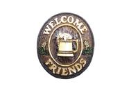 Placa Decorativa - Welcome Friends Chopp 213