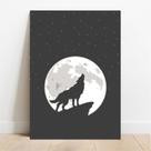 Placa Decorativa Wolf