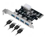 Placa Dex DP-43 USB 3.0 PCI-Express 4 Portas 5Gbps Conecte Suas Câmeras e Scanners Com Velocidade Placa Dex DP-43 USB 3.0 PCI-Express 4 Portas 5Gbps Conecte Suas Câmeras e Scanners Com Velocidade