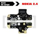 Placa dock de carga TURBO celular NOKIA modelo NOKIA 2.4 Placa dock de carga TURBO celular NOKIA modelo NOKIA 2.4
