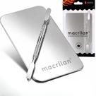 Placa e Espátula Para Maquiagem Macrilan Aço Inox Ac-04