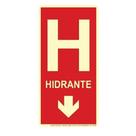 Placa E8 - Sinalização Hidrante