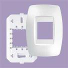 Placa Elegance 02 Modulo 4x2 Fame