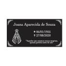 Placa em ACM 25x12,5cm - Placa de Sinalização Personalizada