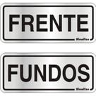 Placa em aluminio 6x15cm frente e fundo - 120BH (2 UNIDADES) - SINALIZE Placa em aluminio 6x15cm frente e fundo - 120BH (2 UNIDADES) - SINALIZE