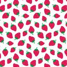 Placa em EVA Estampado 60X40CM Morango 2MM Pacote com 05