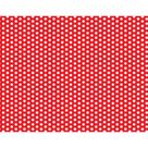 Placa em EVA Estampado 60X40CM Poa VERM/BRAN.2MM PCT.C/05