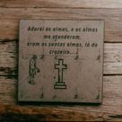Placa Em Mdf Adorei As Almas 3mm Para Decoração,umbanda. Placa Em Mdf Adorei As Almas 3mm Para Decoração,umbanda.