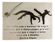 Placa Em Mdf Capoeira, Dança, Decoração Placa Em Mdf Capoeira, Dança, Decoração