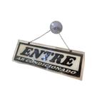 Placa Entre-Ar/Fechado - 210mm x 70mm Placa Entre-Ar/Fechado - 210mm x 70mm