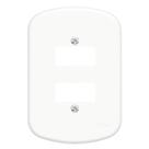 Placa Espelho 4"" x 2"" F2D Blanc - 0786 - FAME