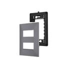 Placa/Espelho 4X2 2 Mod 618506CZ Pial Plus+ Legrand c Suport