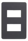 Placa Espelho 4x2 2 Modulos Separados Stellar Black Orion