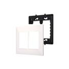 Placa/Espelho 4X4 6 Mod 618516BC+ Pial Plus+ Legrand c Suporte Placa/Espelho 4X4 6 Mod 618516BC+ Pial Plus+ Legrand c Suporte