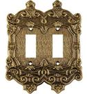 Placa Espelho Colonial 4x4 2 Interruptor