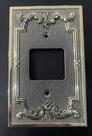 Placa Espelho Colonial Retrô 2x4 2 Teclas Branze Gecele Placa Espelho Colonial Retrô 2x4 2 Teclas Branze Gecele