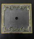 Placa Espelho Colonial Retrô 4x4 Com Furo Bronze Gecele Placa Espelho Colonial Retrô 4x4 Com Furo Bronze Gecele