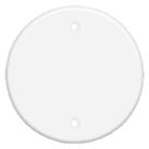 Placa Espelho Redonda Cega Blanc - 0277 - FAME
