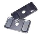 Placa Esticador Corrente Fazer Lander Tenere250 Par Prateado