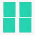 Placa Eva Make+ 40x60cm 2mm Liso com 10 Folhas Azul Luxo