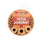 Placa f junina 30cm fst