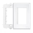 Placa Fame Evidence 4X2 Branca (3Modulo) Com Suporte
